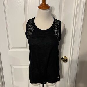 NWT Balance Collection Black Mesh Tank Top